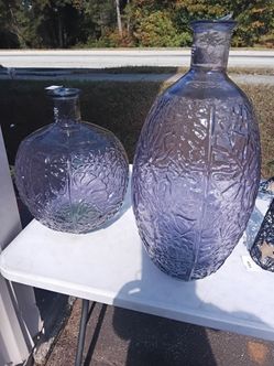 Set of Purple Vases