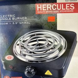 Electric Single Burners 