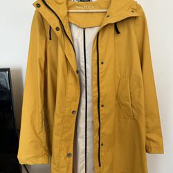 Nautica Yellow Rainjacket Size Small