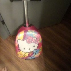 Hello Kitty Suitcase Scooter 