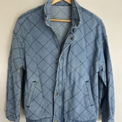 Women’s Quilted Blue Jean Jacket