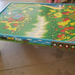 Thomas & Friends Train Table + Storage Bench + Rolling Toy Bin – Complete Set