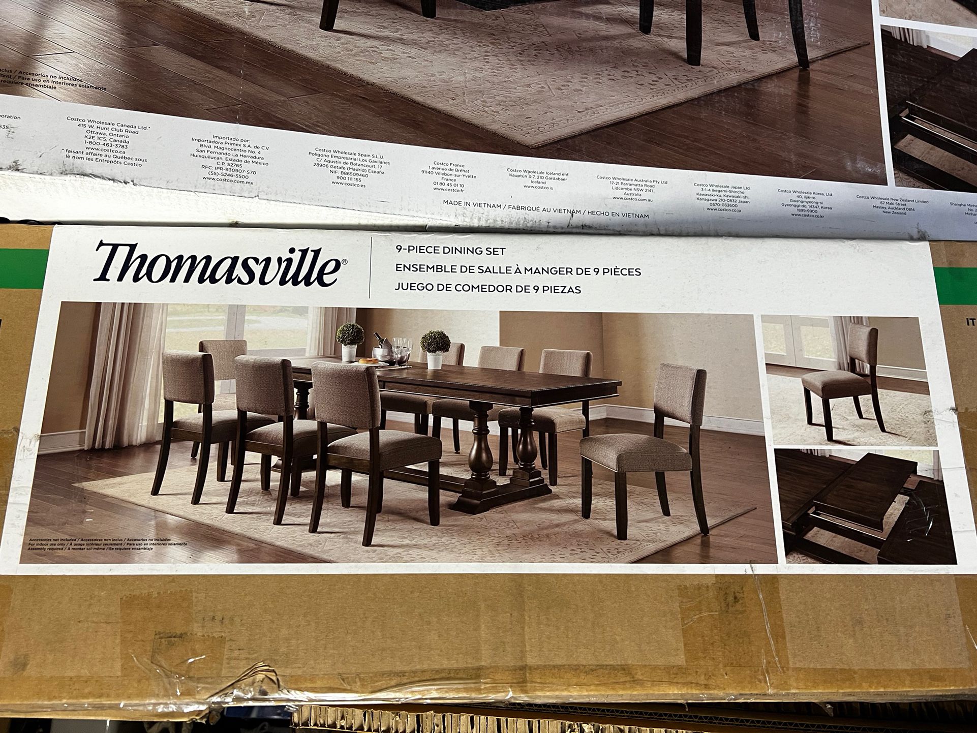 Costco thomasville on sale dining table