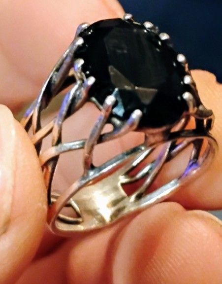Oval Black Stone
