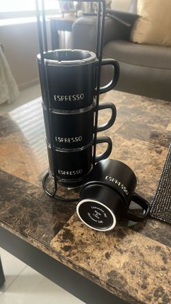 Diswasher and Microwave Black Cups