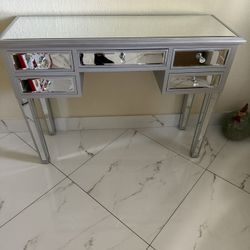Mirrored Vanity Desk
