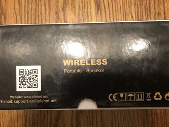 New Never-Use Elehot Bluetooth Portable Wireless Speaker 