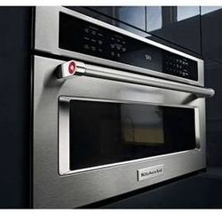 Open Box NEW  kmbp107ess KitchenAid 27" Beautiful Built In Microwave W/ Convection