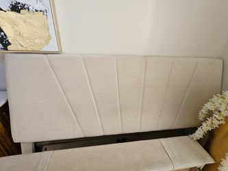 Queen Velvet Bedframe