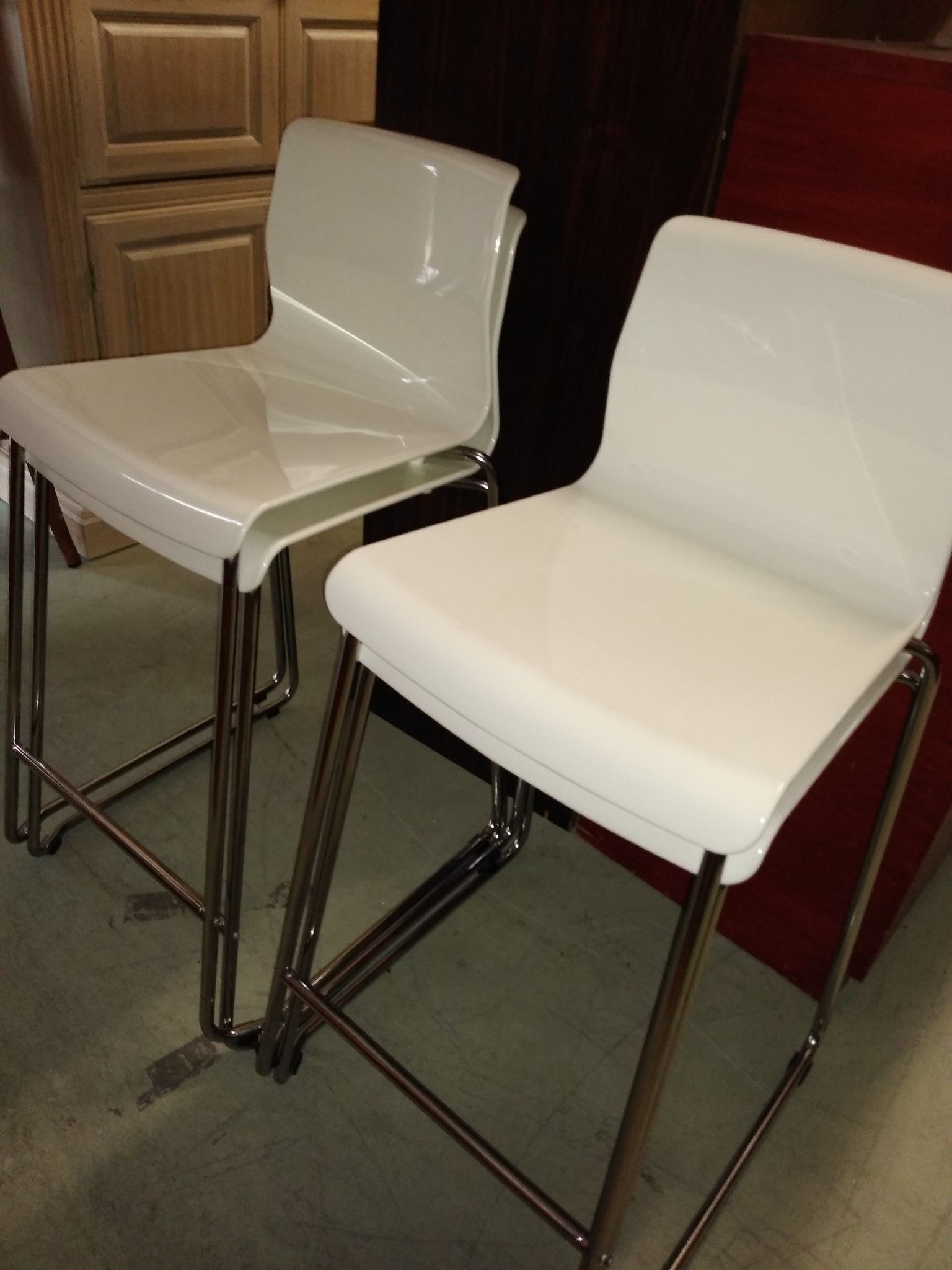 Pair 30" Bar Stools NEW.. Ikea Glenn # 19240 $89 ea