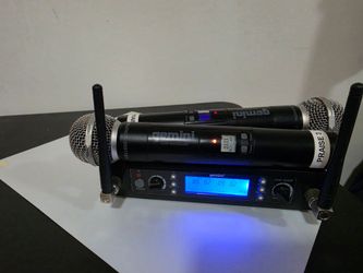 Gemini UHF-6200M 600-960 MHz Dual Channel Wireless UHF PLL System