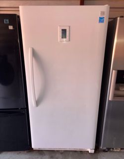 White Kenmore Standing Freezer