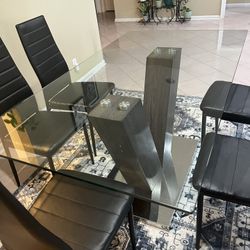 Dining Table With 5 Chairs