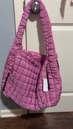 Pink Puffer Bag