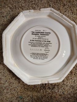 Elvis Presley Limited Edition Collector Plate – Lauderdale Courts