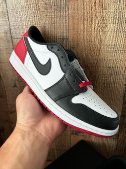 Jordan 1 Low OG • Black Toe • Size 10.5M • DS