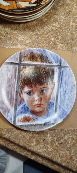 1986 Frances Hook "Disappointment" Collector Plate Edwin M Knowles Fine China
