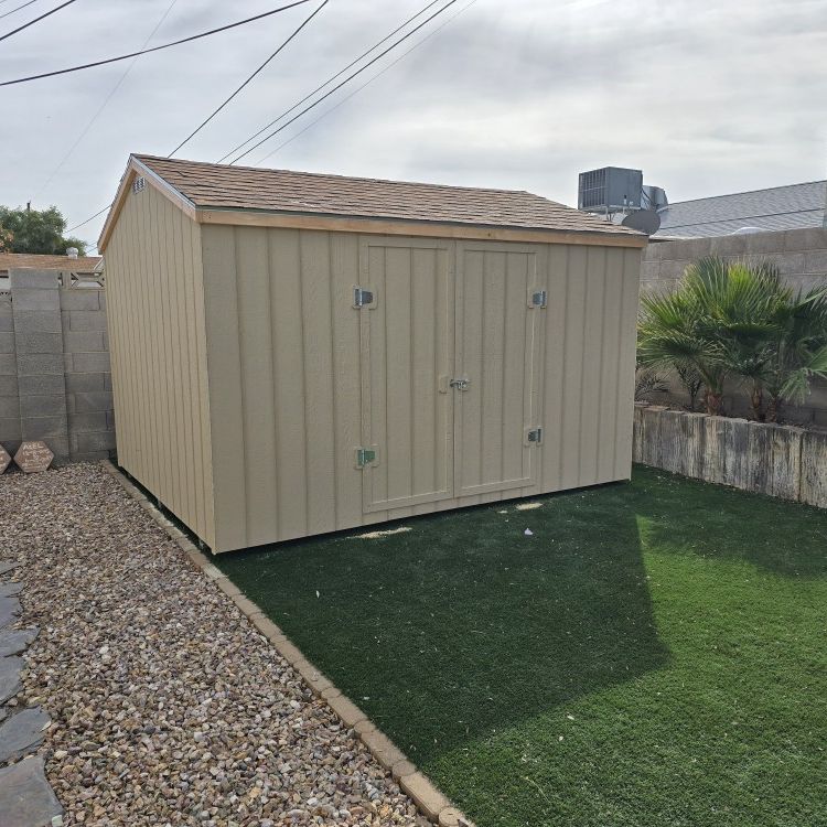 10x12 Storage Sheds Installed On Site $2595