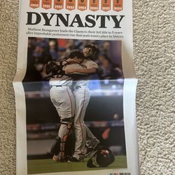 2014 SF Chronicle Giants Championship