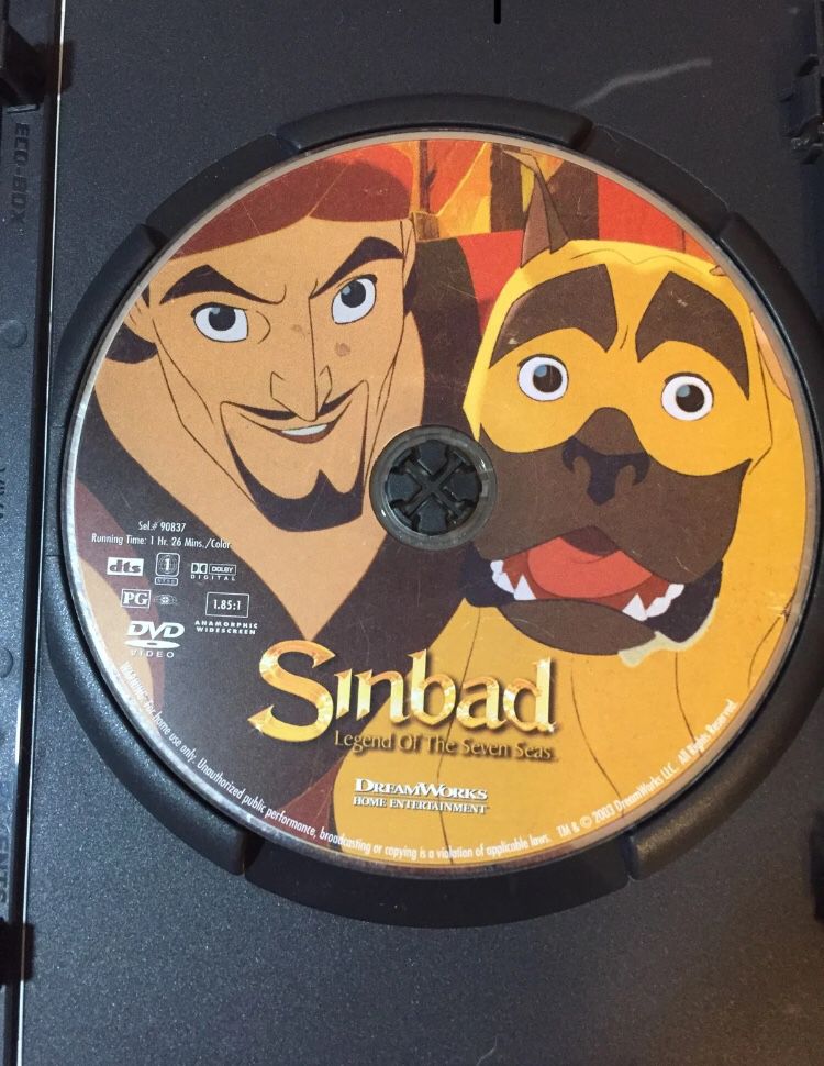 Sinbad DVD Legend Of The Seven Seas
