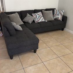 Sofá ¡Oportunidad Mudanza! Set Completo Sofá L Moderno + Cojines