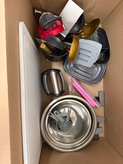 Kitchenware Bundle: Mixing Bowls, Utensils, Storage Jars, and Dish Rack