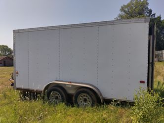 16ft boxed in trailer
