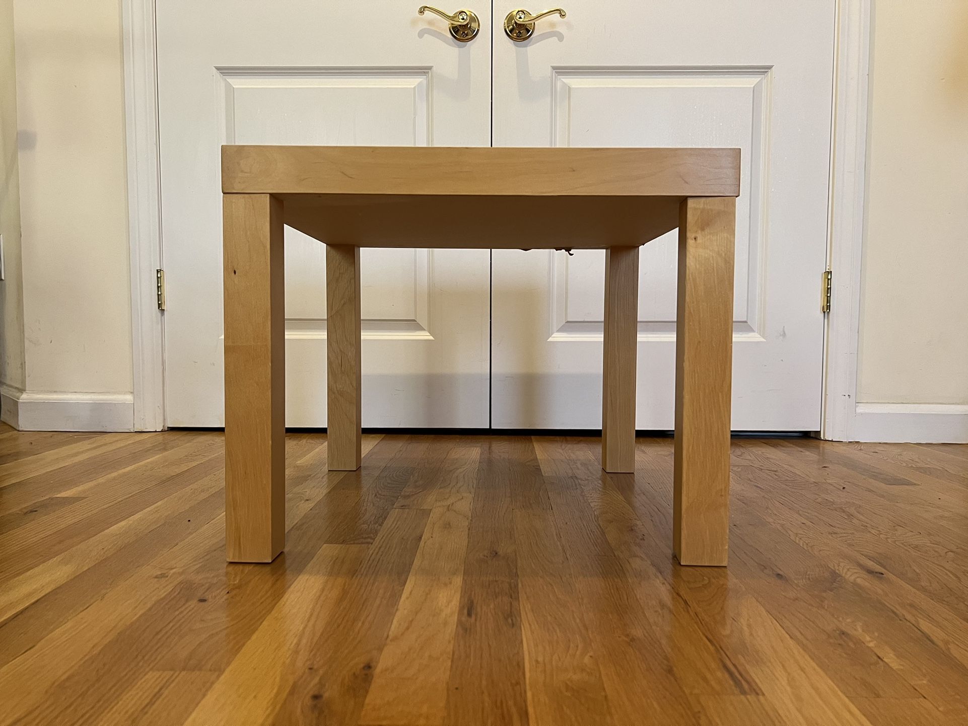 IKEA LACK Side table, Birch Color, 21 5/8x21 5/8 "