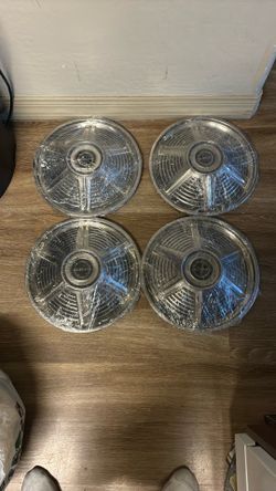 Set of Vintage 1965 Ford Mustang Hub Caps 14" Wheel Cover 65 Hubcaps