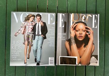 2 Brand new September 2026 fashion magazines, Vogue & Elle
