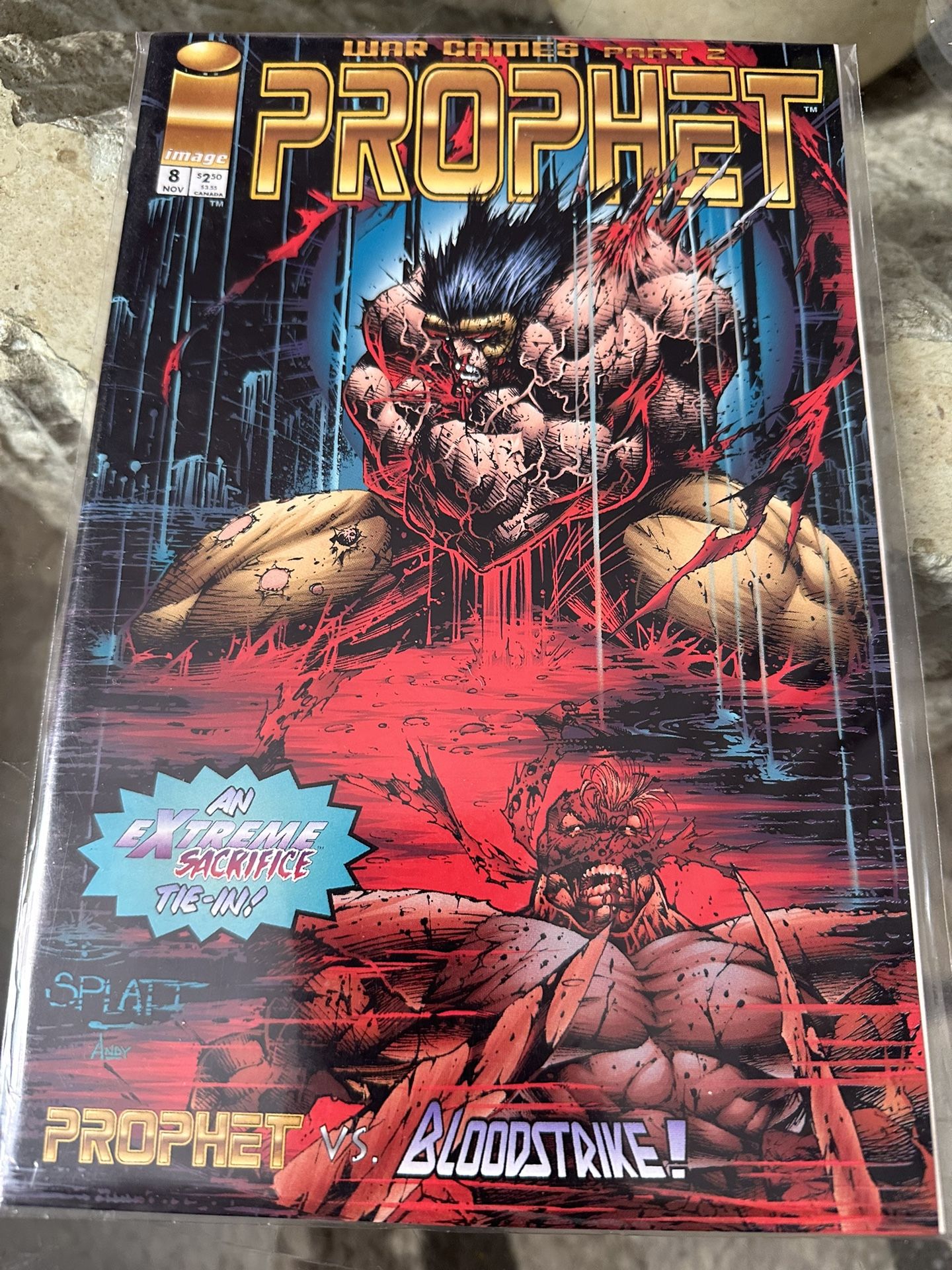 Prophet # 8 - Liefeld Splatt 1994 - Image Comics Extreme