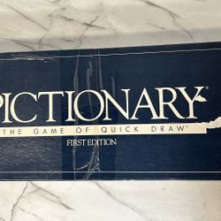 Pictionary Game Of Quick Draw First Edition 