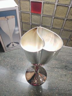 Silver Plated Interlocking Heart Flutes