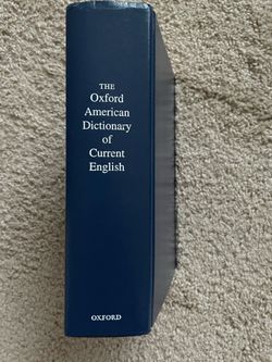 The Oxford American Dictionary of Current English