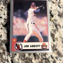 1990 Angel Smokey The Bear Baseball Cards