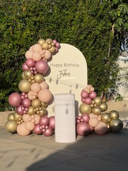 Birthday backdrop