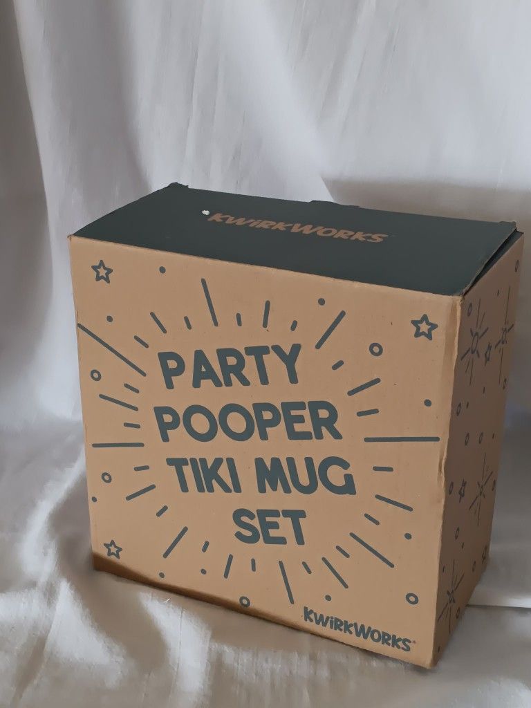 Party Pooper Tiki Mugs