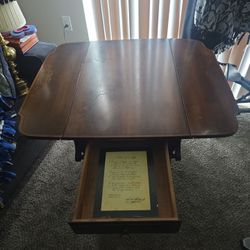 20TH CENTURY LAMBERT HITCHCOCK TEA CART March 27th 1831 " Choice of a wife " poem