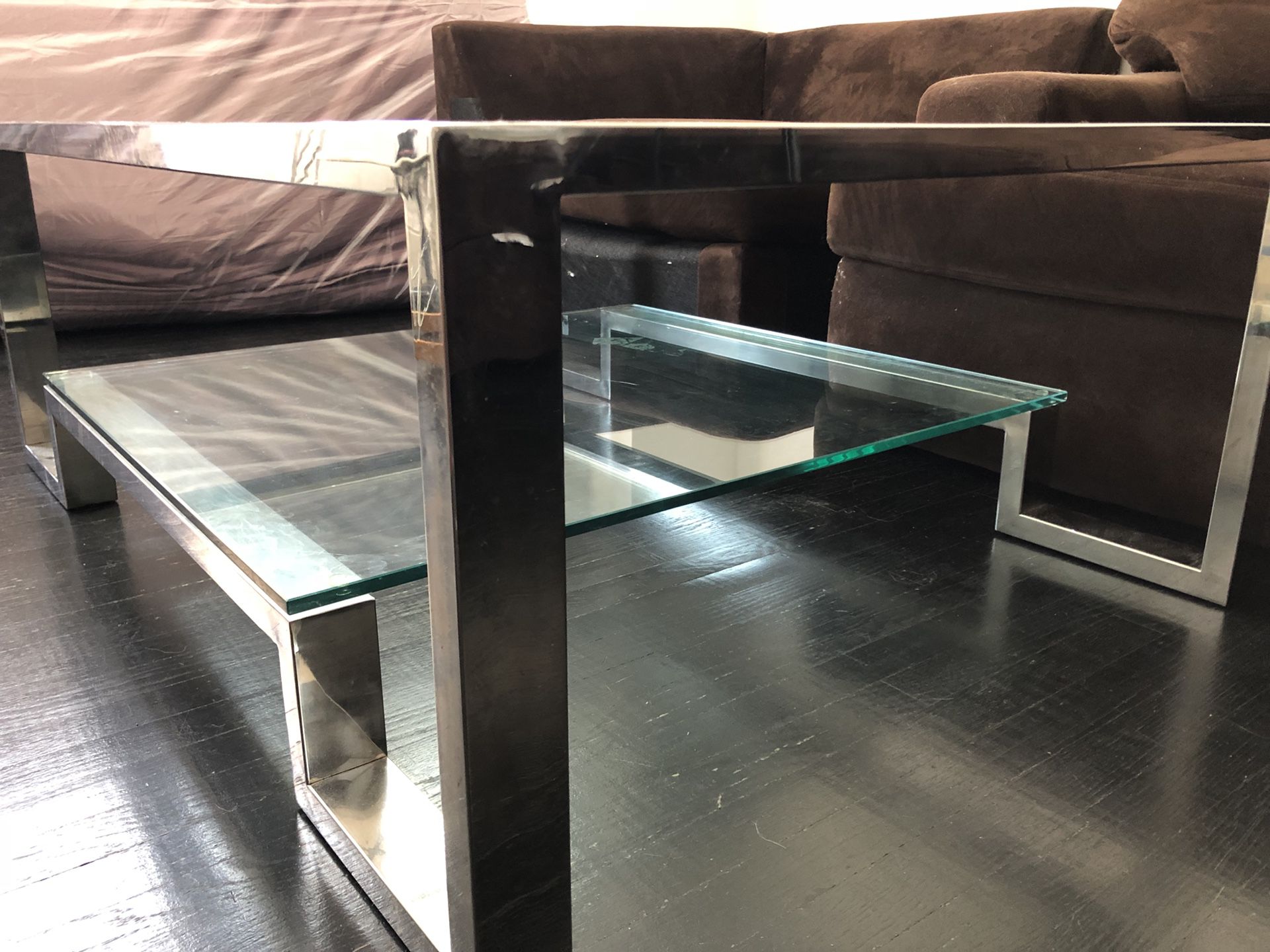 ZGallerie Duplicity Glass Coffee Table