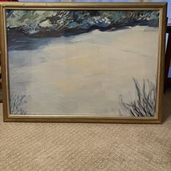 Lovely, Large Framed Picture.