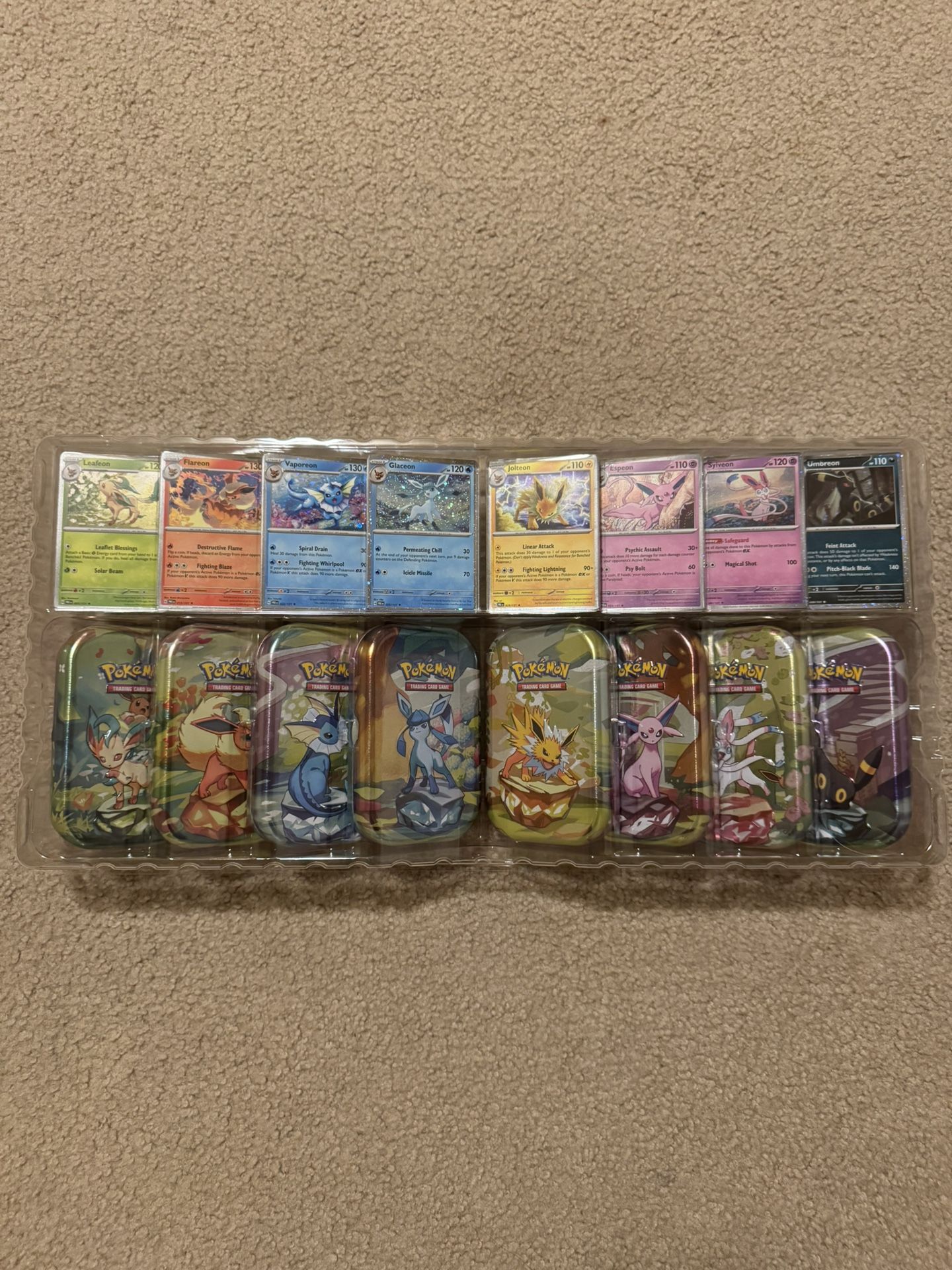 Pokemon Costco Prismatic Evolutions 8-Pack Mini Tins