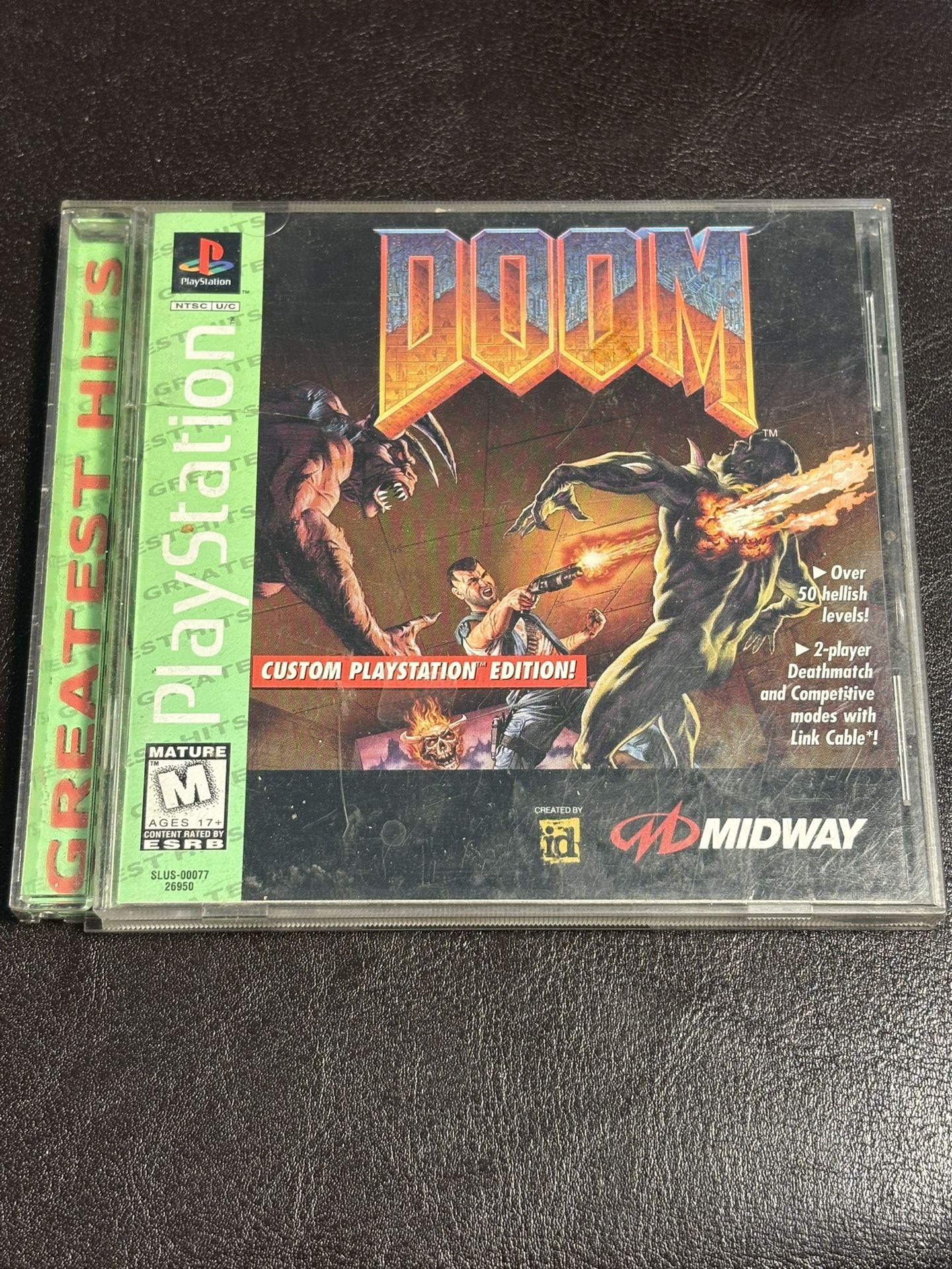 Doom PlayStation 1 Ps1 Game