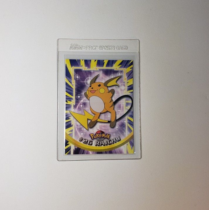 Raichu #26 Non Holo TV Animation Series 1 Pokemon Topps Card