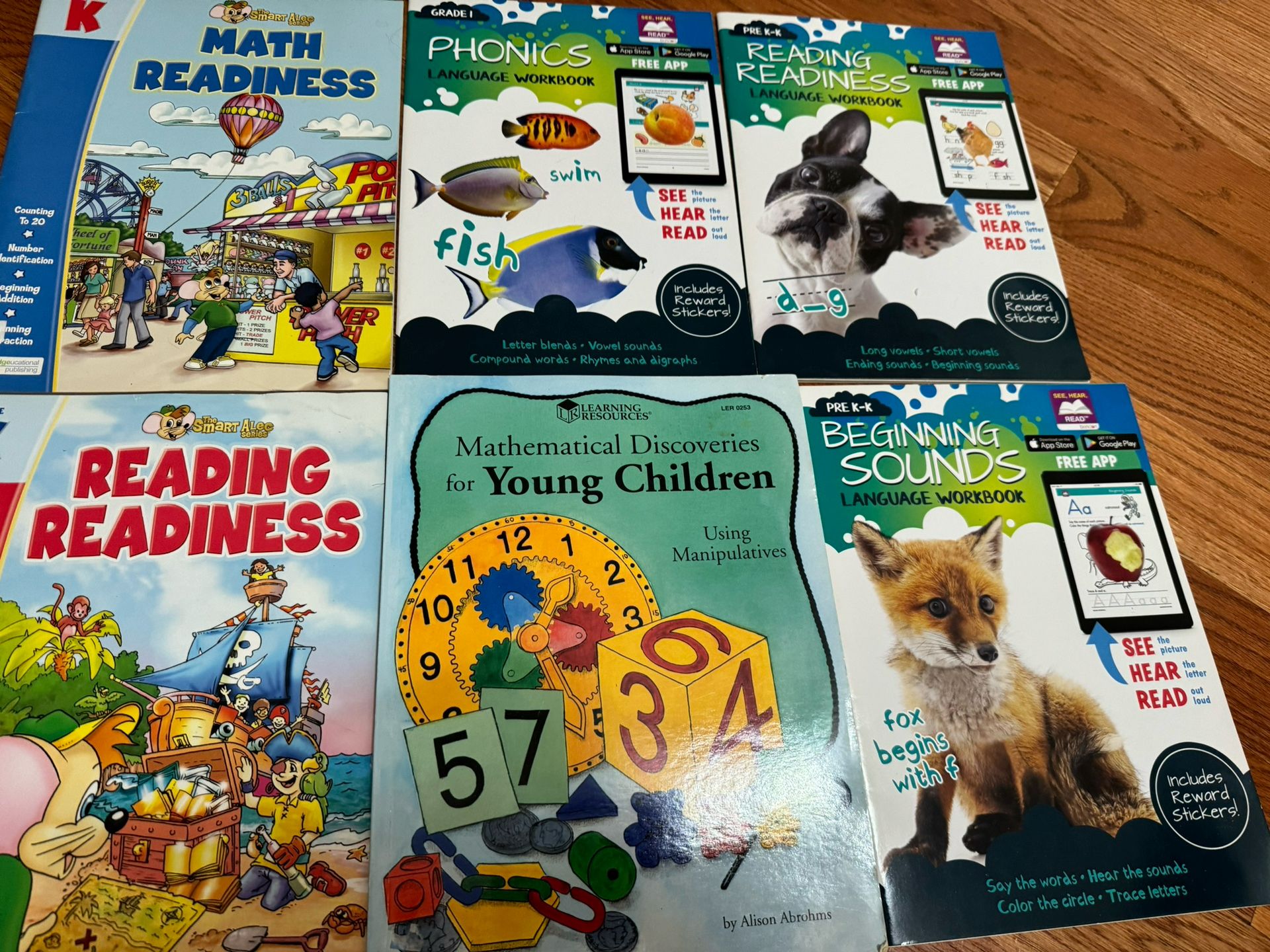 6 Great New Work Books 2 lot MATHEMATICAL DISCOVERIES & mathmania puzzle 1999 work math & More
