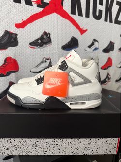 Jordan 4 White Cement