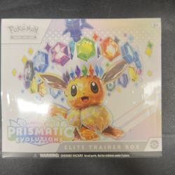 (price Negotiable)Pokemon Scarlet & Violet - Prismatic Evolutions Elite Trainer Box