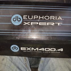 Euphoria Experts 800 W X By 4 Channel Class D Amplifier