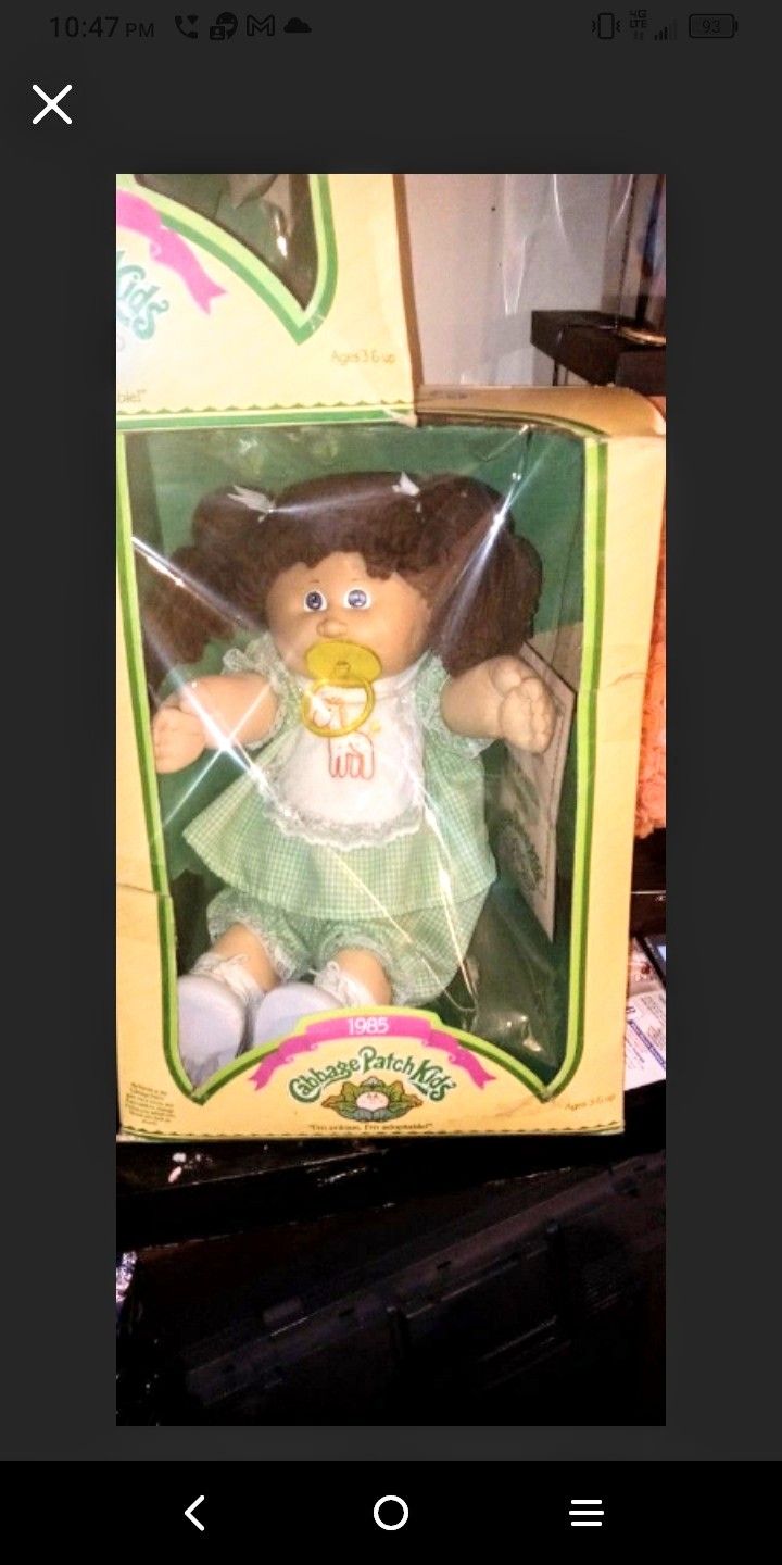 1985 Original Box Cabbage Patch Doll