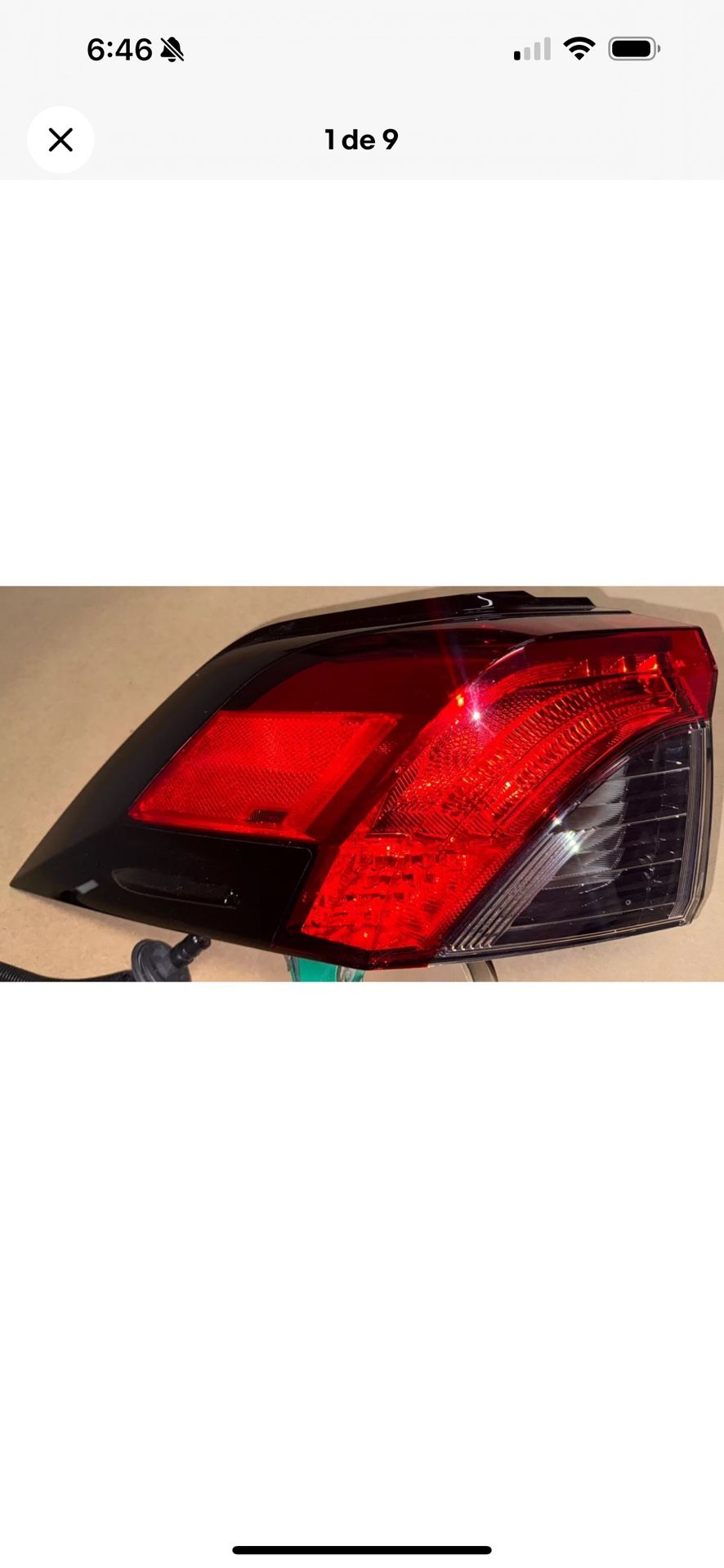 OEM 2019-2022 Toyota Rav4 Left Driver Side Outer Tail Light Lamp 81560-0R09000