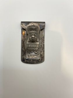 Vintage Sterling Silver Peruvian Money Clip